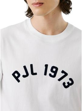 Camiseta Pepe Jeans Maverick branca para homem