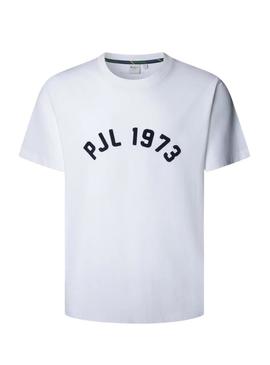 Camiseta Pepe Jeans Maverick branca para homem