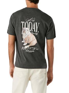 Camisa Pepe Jeans Terry cinza para homem