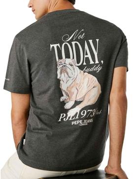 Camisa Pepe Jeans Terry cinza para homem