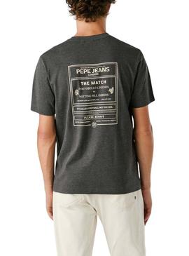 Camiseta Pepe Jeans Todd cinza para homem