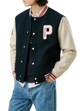 Jaqueta bomber Pepe Jeans Jee Varsity para homens
