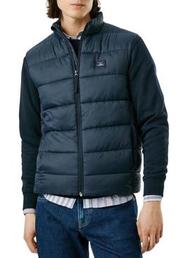 Colete Pepe Jeans acolchoado azul-marinho para homem