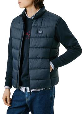 Colete Pepe Jeans acolchoado azul-marinho para homem