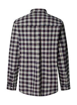 Camisa Pepe Jeans Clermont xadrez para homem.