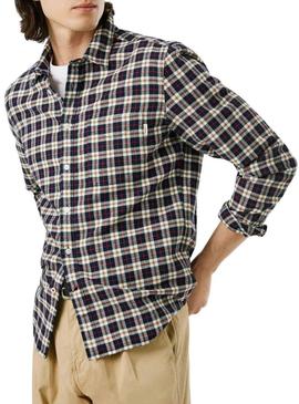 Camisa Pepe Jeans Clermont xadrez para homem.