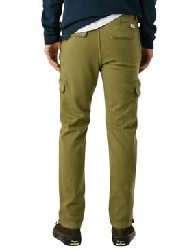 Calça Pepe Jeans Gymdigo Cargo verde para homem.