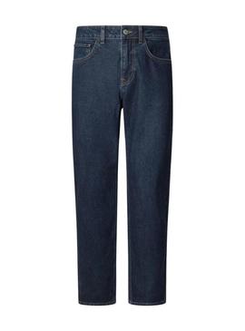 Calça jeans Pepe Jeans Cash reta azul para homem.