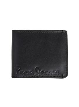 Carteira Pepe Jeans Keanu preta para homem.
