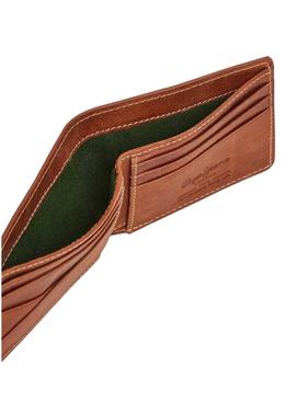 Carteira Pepe Jeans Keanu camelo para homem.