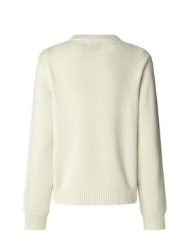 Camisola Pepe Jeans Caprice bege para mulher