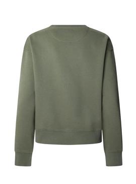 Moletom Pepe Jeans Beberly verde para mulher