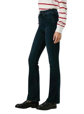 Calça de ganga Pepe Jeans Dion boca de sino para mulher