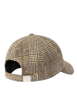 Boné Pepe Jeans Fernand xadrez para mulher.