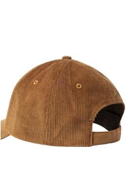 Touca Pepe Jeans Fancy em veludo caramelo para mulher.