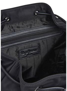Mochila Pepe Jeans Gaetana preta para mulher