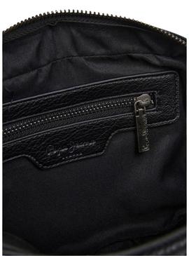 Bolsa Pepe Jeans Bassy preta para mulher