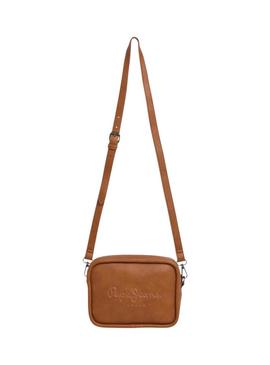 Bolsa Pepe Jeans Bassy camel para mulher