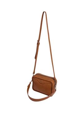 Bolsa Pepe Jeans Bassy camel para mulher