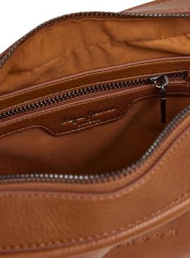 Bolsa Pepe Jeans Bassy camel para mulher