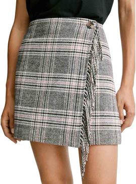 Saia Pepe Jeans Talani xadrez para mulher.