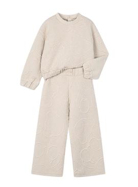 Fato de treino Mayoral acolchoado bege para menina