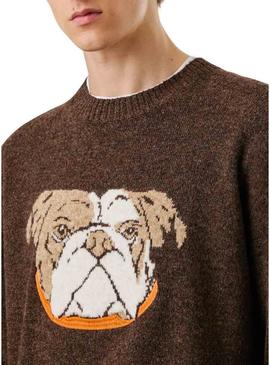 Camisola Pepe Jeans Phelan marrom para homem