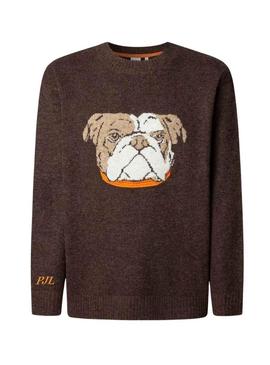 Camisola Pepe Jeans Phelan marrom para homem