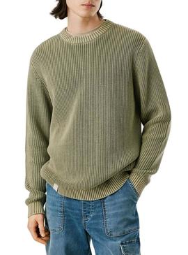 Camisola Pepe Jeans Parker verde para homem