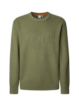 Camisola Pepe Jeans Phineas verde para homem.