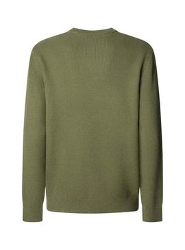 Camisola Pepe Jeans Phineas verde para homem.