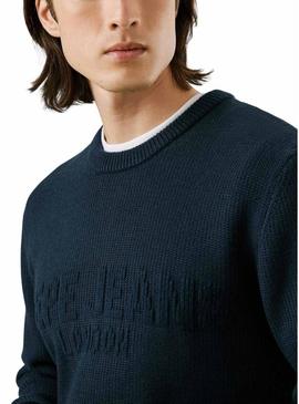 Camisa Pepe Jeans Phineas azul marinho para homem