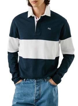 Polo Pepe Jeans Ralf Rugby bicolor para homem