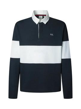 Polo Pepe Jeans Ralf Rugby bicolor para homem