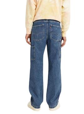Calça jeans Levis 568 Loose Straight Carpenter para homem.