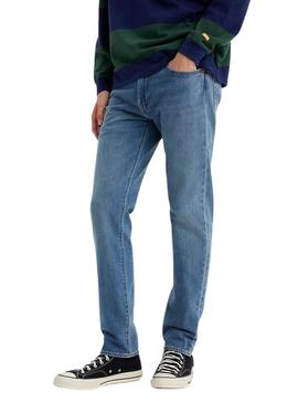 Calça jeans Levis 502 Taper Hold azul para homem
