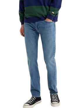 Calça jeans Levis 502 Taper Hold azul para homem