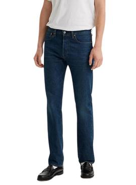 Calça jeans Levis 501 Do The Rump azul para homem.