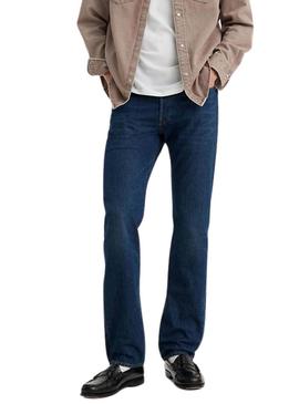 Calça jeans Levis 501 Do The Rump azul para homem.