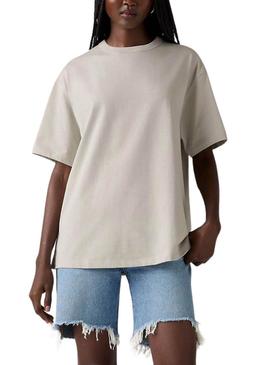 Camiseta Levis Tabor cinza para mulher