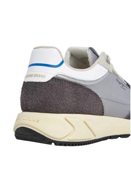 Sapatilhas Pepe Jeans Marlon Vibe cinza para homem.