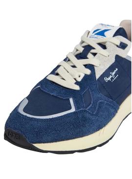 Sapatilhas Pepe Jeans Marlon Vibe azul para homem.