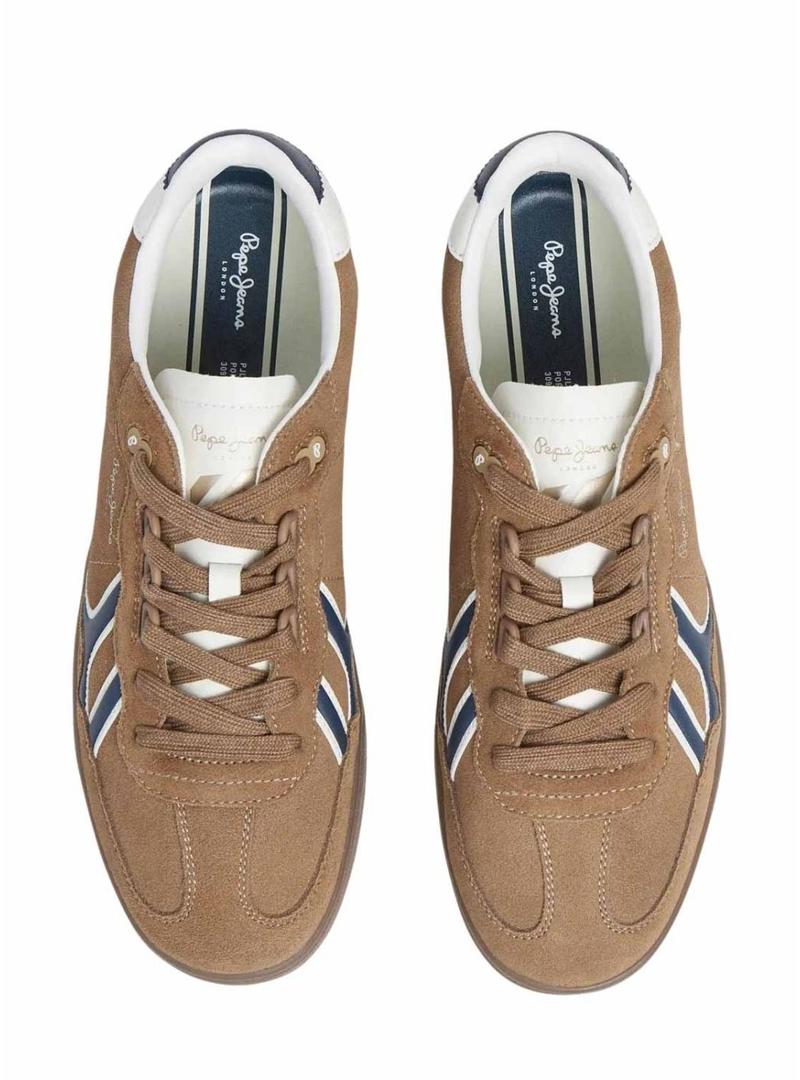 Sapatos Pepe Jeans Ball Mix camel para homem.