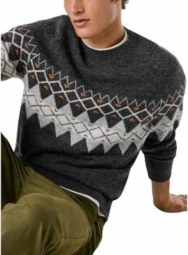 Camisola Pepe Jeans Presley gregas cinza para homem.