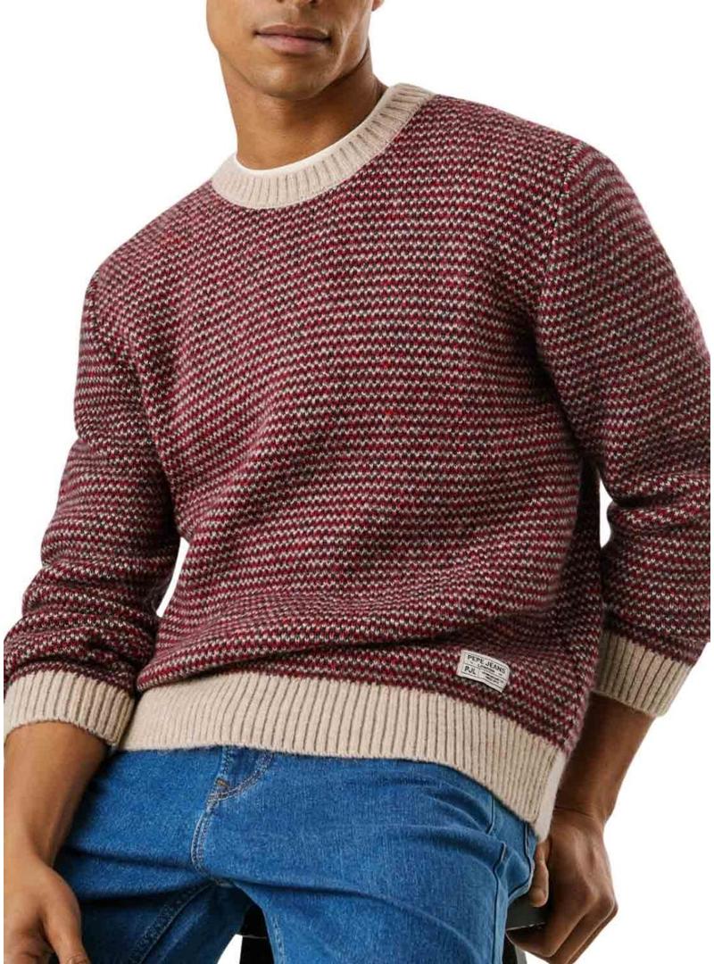 Camisola Pepe Jeans Pacey de riscas para homem.