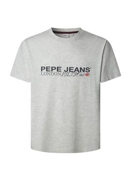 Camisa Pepe Jeans Matthew cinza para homem.