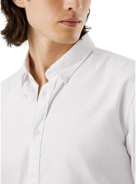 Camisa Pepe Jeans Cluny Oxford branca para homem