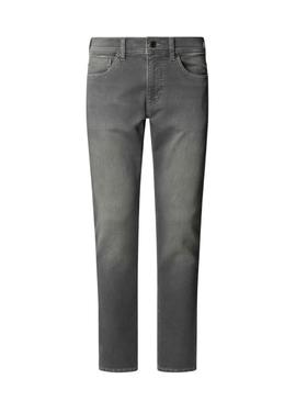 Calça jeans Pepe Jeans Track slim cinza para homem.