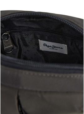 Bolsa Pepe Jeans Wayne reporter com logotipo cinza para homem
