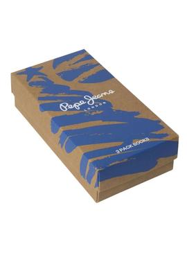 Pack 3 Pares de Meias Pepe Jeans Star Geo para homem.